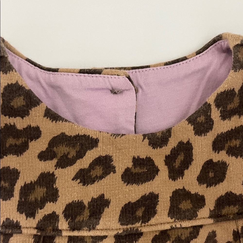 Janie and Jack Tan Leopard Print Outfit - Picture 4 of 6